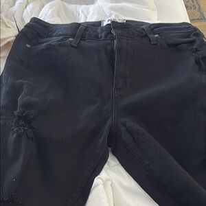 PAIGE Black Denim Jeans